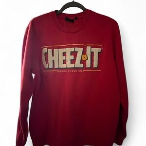 Cheez-It Red Crewneck Sweater for Men